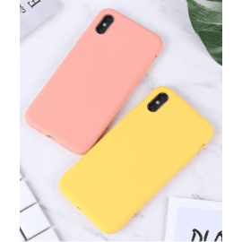 Silicone Case For iPhone 11 Pro Max Case Soft  Back Matte Color Phone Cases For  iPhone 6 7 8 Plus 6S XS Max XR X Etui