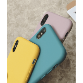 Silicone Case For iPhone 11 Pro Max Case Soft  Back Matte Color Phone Cases For  iPhone 6 7 8 Plus 6S XS Max XR X Etui