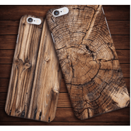 Bamboo Wood Pattern Hard PC Cover for iPhone 5 5S 6 6s 7 Plus Case 